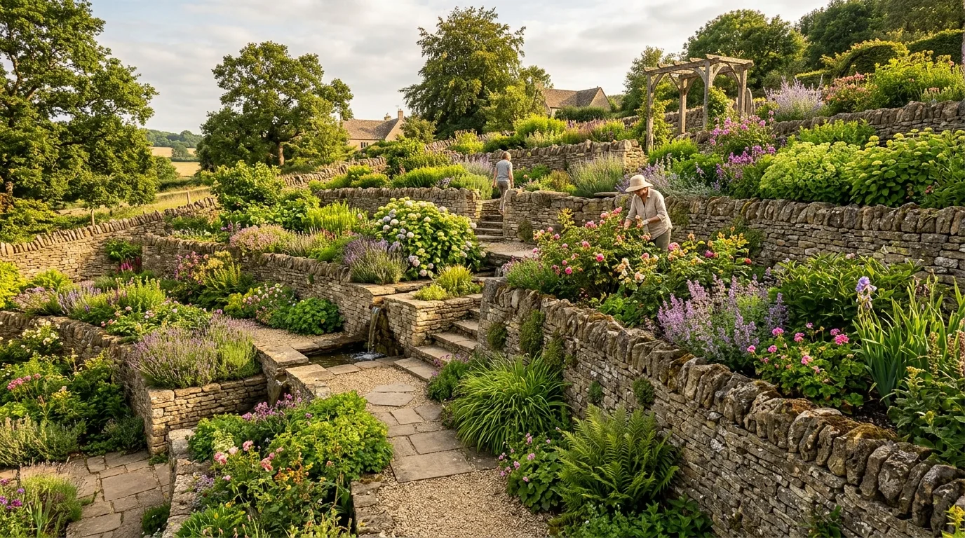 Retaining Wall With Planting Tier